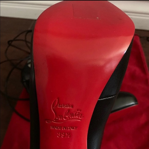 Louboutin Bloody Mary Black Ankle Boots - Picture 4 of 8